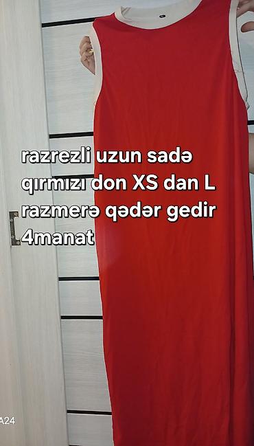 birja madaj: Qadın geyimləri satılır qiymət üzərində qeyd olunub razmer xs s m l — 9