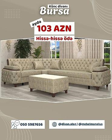 Divanlar: Künc divan, Yeni, Açılan, Bazalı, Parça, Ünvana pulsuz çatdırılma — 3