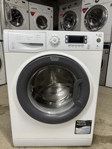 аристон краник: Кир жуучу машина Hotpoint Ariston, Колдонулган, Автомат, 7 кг чейин, Тар