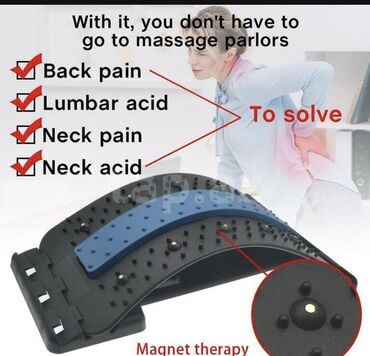 Bintlər, sarğılar: Arxa Masaj və Bel Gərginliyi Açan Qurğu – Back Massager Stretcher -