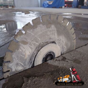 Beton işləri: #Betonkesme #betondeşmə Beton kubik kərpic - dən kəsim deşim — 26