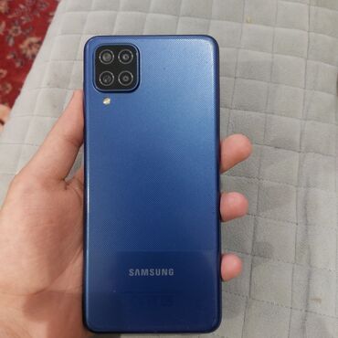 samsung not 3: Samsung Galaxy A12, 32 GB, rəng - Göy, Barmaq izi, İki sim kartlı, Face ID