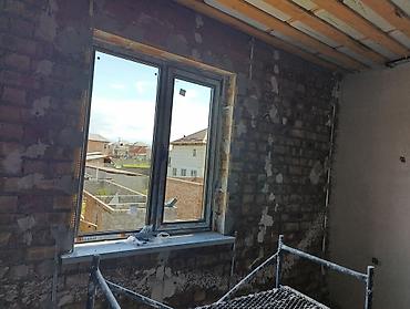 наполнитель тофу: Штукатурка гипсовая,в ручной делаем под маяк стены,откосы тоже делаем — 6