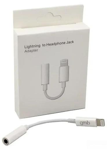 Kablovi za telefone: Lightning na 3,5 mm adapter za slušalice (gmb) Opis: - Adapter sa — 1