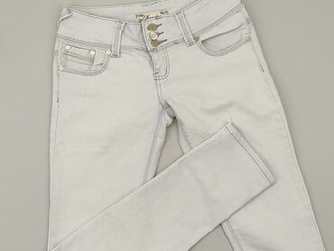 spódnice jeansowe biała: Jeans, L (EU 40), condition - Good