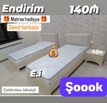 Dolablar: Yeni, Təknəfərlik çarpayı, Bazasız, Matras ilə