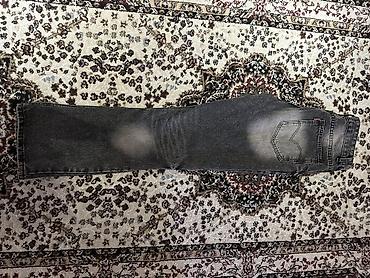ретро вещи: Black bootcut jeans размер S (165-175) — 3