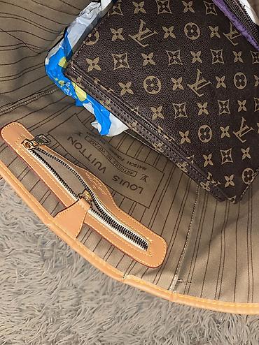 Torbe: KOŽA Louis Vuitton Neverfull Monogram torba sa dodatnom — 8