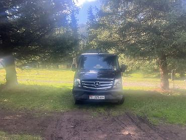 коробка спринтер 906: Mercedes-Benz Sprinter (черный микроавтобус) - Кузов: удлинённая — 1