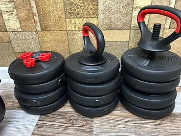 Giryalar: Tənzimlənən ştanq və kettlebell dəsti

48kg + 5 = 53 total — 4