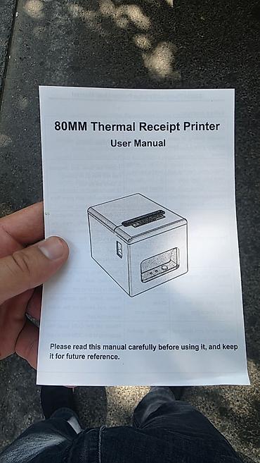 termal printer: Termal Çek Printeri – Model: MJ8070 Texniki xüsusiyyətlər: - Çap eni — 4