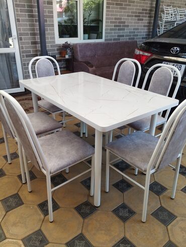 Кухонные столы и стулья: Кухонный стол и стул, Новый, Платная доставка, цвет - Белый — 21