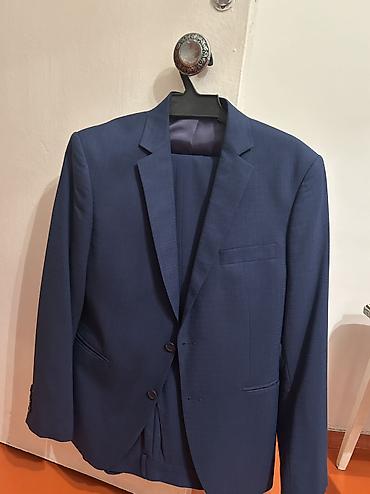 Костюмы: Мужской костюм, S, Brioni, Б/у, цвет - Синий, Самовывоз, Платная доставка — 1