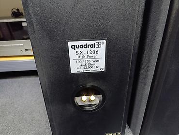 Zvučnici i stereo sistemi: Quadral SX 1206 dvosistemci bas refleksi mrezice pozlaceni — 4