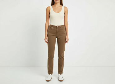 spodnie z szerokimi nogawkami h m: H&M, Jeans for women, size M