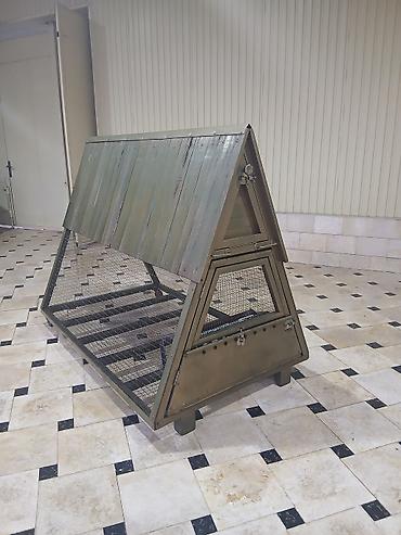 Товары и оборудование для с/х животных: Передвижной курятник/вольер треугольной формы (А-образная — 9