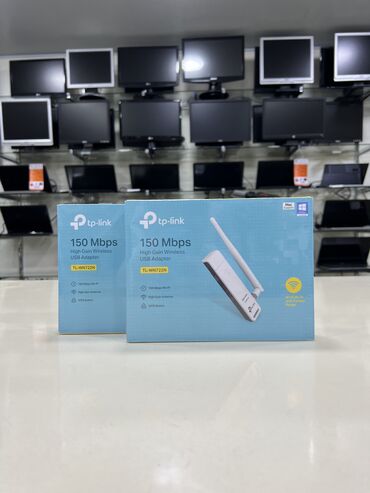 Smart TV bokslar: TP-Link 150 Mbps High Gain Wireless USB Adapter ▫️TL-WN722N ▫️150 Mbps