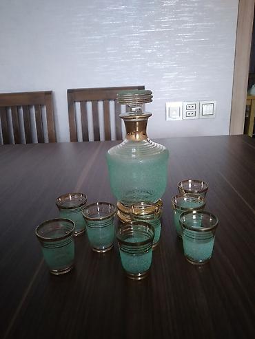 limon qabi: Набор для ликёра. 8 рюмокстекло Немецский,были куплены в 80-тые — 2