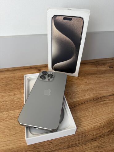 поко 7: IPhone 15 Pro Max, 256 ГБ, Natural Titanium, Коробка