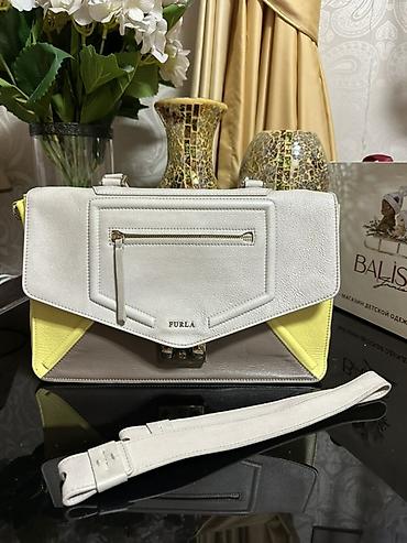 neri kara: Шикарная Сумка Furla, Оригинал,100% натуральная телячья кожа 🔥 - — 1