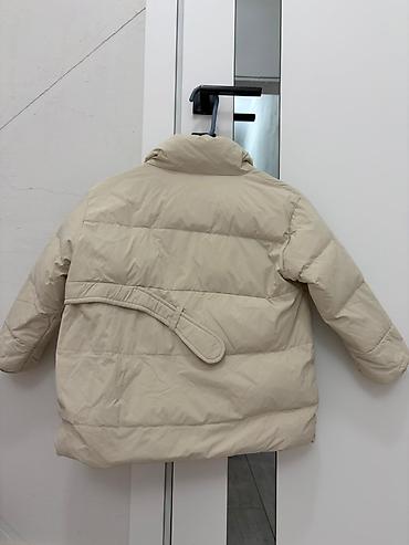 пуховики add: Пуховик детский, теплый, удлиненный, цвет молочный/бежевый — 2