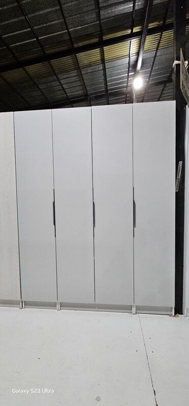 Шифоньеры: Шифоньер, Новый, Прямой, цвет - Белый, ЛДСП — 3