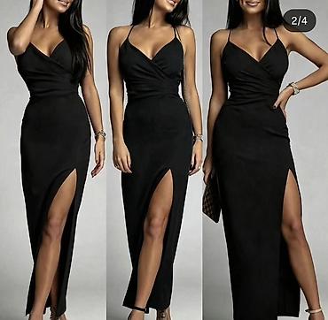 capelli dres: Haljina duga,elegantna na preklop sa slicem. - Kroj: uska silueta koja — 1