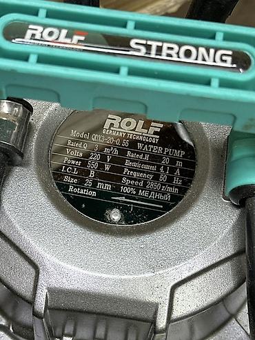 Үй жана бакча үчүн бардык: Погружной насос ROLF QDX3-20-0.55 (Germany Technology) Назначение: - — 2