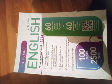 english qayda kitabi: Ingilis dili 2500 sınaq kitab yenidir heç işledilmiyib 6 m