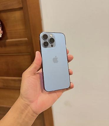 IPhone 13 Pro, 128 GB, Sierra Blue, Zəmanət, Simsiz şarj, Face ID
