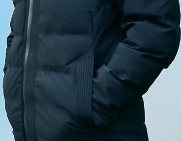 Zimske jakne: Muška zimska parka – crna - Duga silueta do sredine butina, ravnog — 7