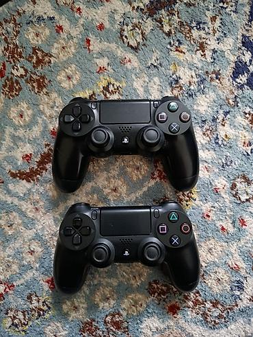 Sony PlayStation: Полностью Матовая Playstation 4, приставка прошитая с двумя — 5