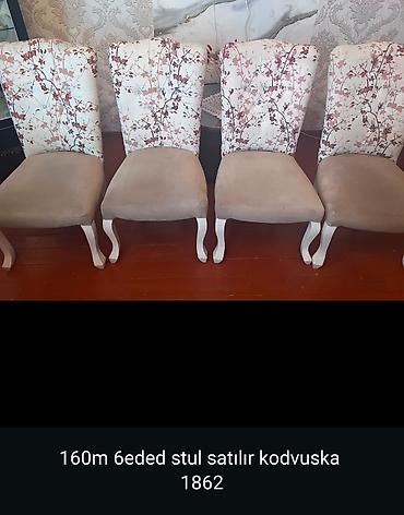kiraye stol stullar: 6eded oturacaq stul 150azn — 1