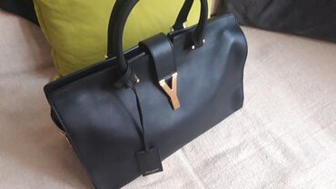 torbe za devojke: Shoulder bag, YSL, Material: Leather