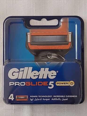 Digər: Gillette proglide 5 power (4 dənə başlıq). Paket açılmayıb, yenidir