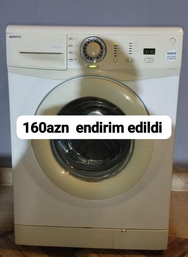 Kondisionerlər: Paltaryuyan maşın Beko, 6 kq, İşlənmiş, Avtomat, Qurutma var, Kredit yoxdur, Ödənişli çatdırılma, Ünvandan götürmə