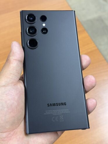 переходник для наушников для ноутбука: Samsung Galaxy S23 Ultra, Колдонулган, 256 ГБ, түсү - Боз, 2 SIM