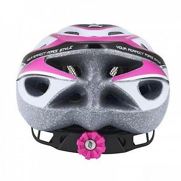 tecno pro safine: KACIGA FORCE HAL BELO-CRNO-PINK, L/XL | 19 rupa, sadrži beli i crni — 3