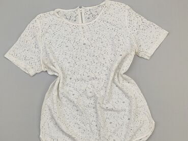 białe bluzki ze złotymi dodatkami: Blouse, M (EU 38), condition - Good