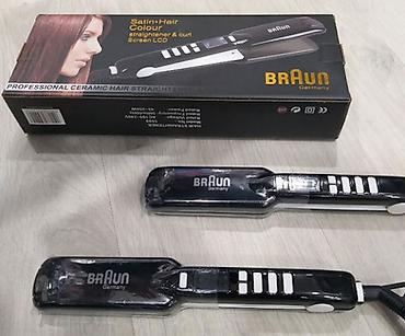 braun ütü feni: №: 13394 Məhsulun adı: Saç üçün düzləşdirici Br-5599 Qara Brend: No — 1