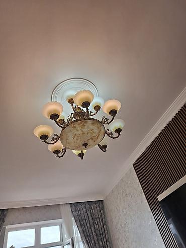 vaza qab: Çılçıraq, 9 lampa, Metal — 1