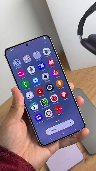 Уюлдук телефондор жана аксессуарлар: Samsung Galaxy S25 Plus, Колдонулган, 256 ГБ, түсү - Боз, 1 SIM, eSIM — 2