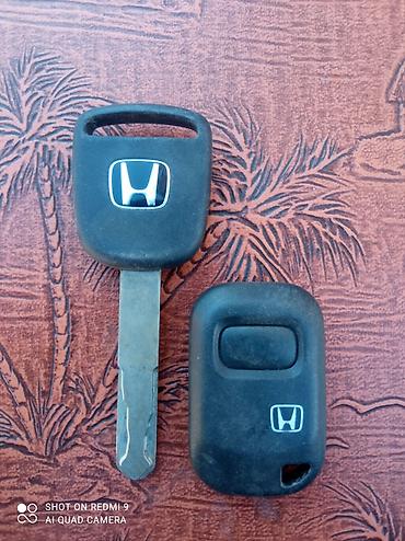 электрк: Ключ и брелок Honda - Механический ключ для автомобилей Honda (лезвие — 1