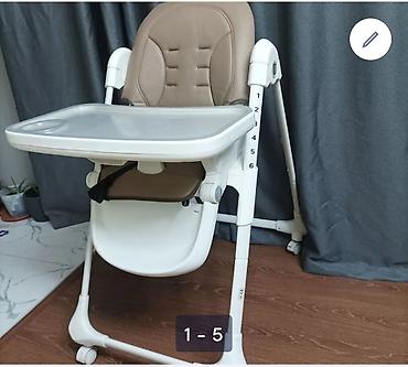 study table: Детский стульчик для кормления с регулируемой высотой и наклоном — 1
