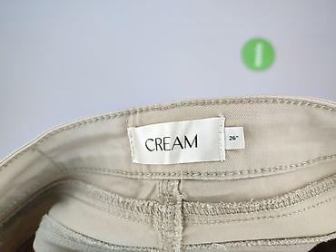 beżowy: Cream, Spodnie materiałowe damskie, rozmiar XS — 5