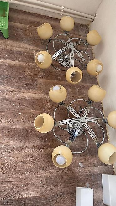 lüst: Çılçıraq, 10 və daha çox lampa, Metal — 4