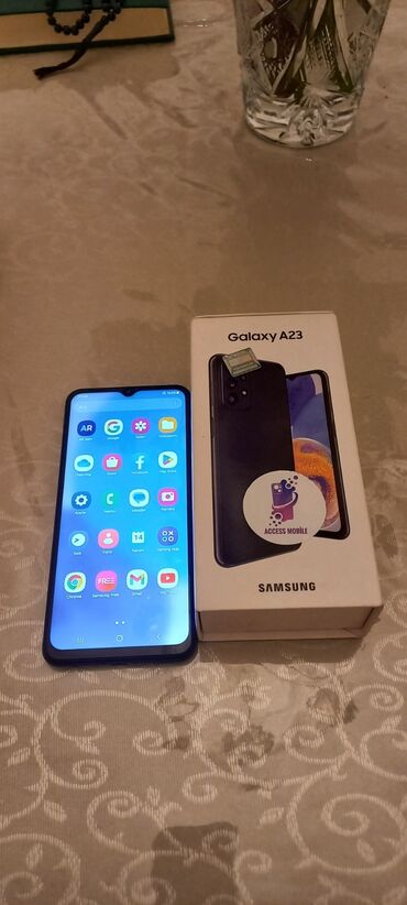 samsung galaxy s21 qiymeti: Samsung Galaxy A23, 64 GB, rəng - Qara, Zəmanət, Sensor, Barmaq izi