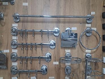 Vanna otağı üçün xrom aksessuarlar dəsti - Material: paslanmayan