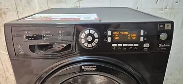 sok ceken masin: Paltaryuyan maşın Hotpoint Ariston, 9 kq, İşlənmiş, Avtomat, Qurutma var, Ödənişli çatdırılma — 3