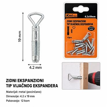 KMT Samobušeći šraf sa upuštenom glavom 9368460 Samobušeći šraf sa